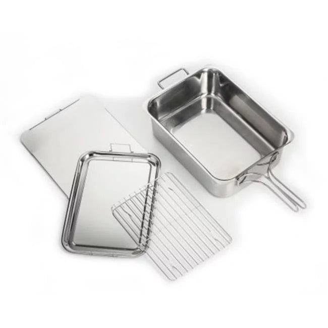 Stainless Cookpro 584 Steel Stovetop Smoker, Silver