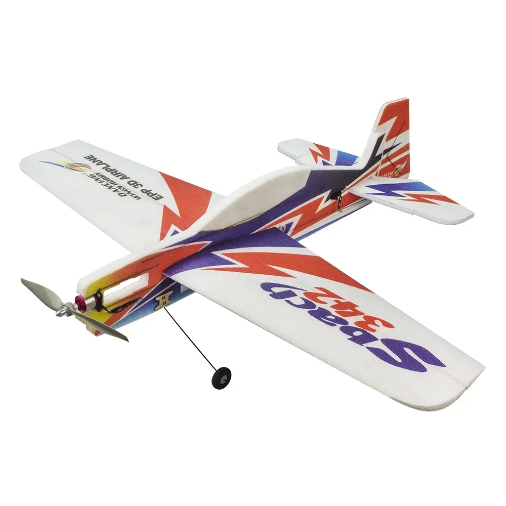 Model DIY Unassembled Electric Carevas Hobby Dancing Flying Airplane RC Aircraft E1801 Version Powered KIT 1000mm SBACH342 RC EPP