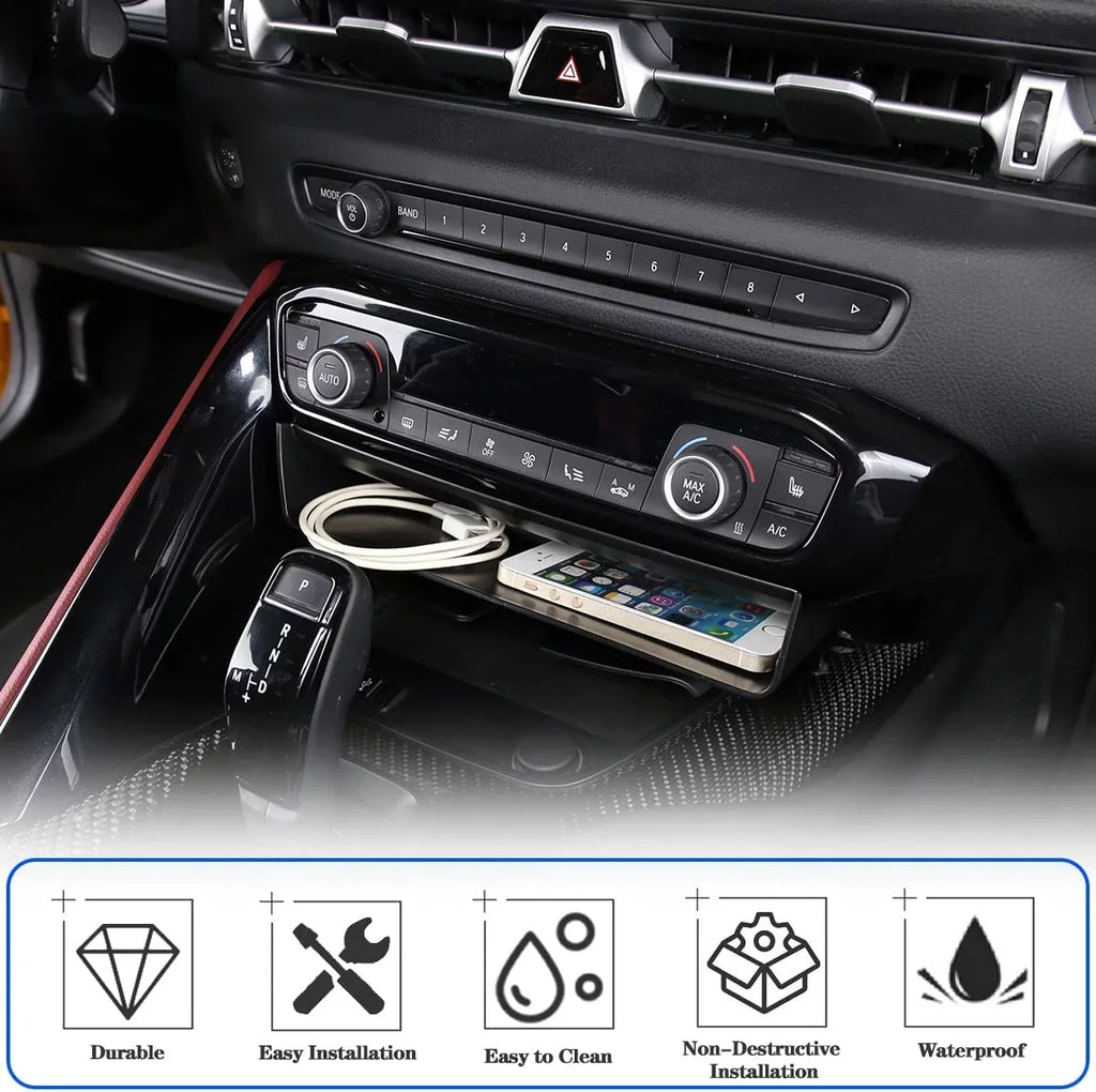 Box, Console Black MK5 Storage for Suiatable Auto Center Storage TINKI Organizer, Interior A91 Toyota Console Storage A90 GR 2019-2022 Supra Accessories, ABS 1PCS, Tray