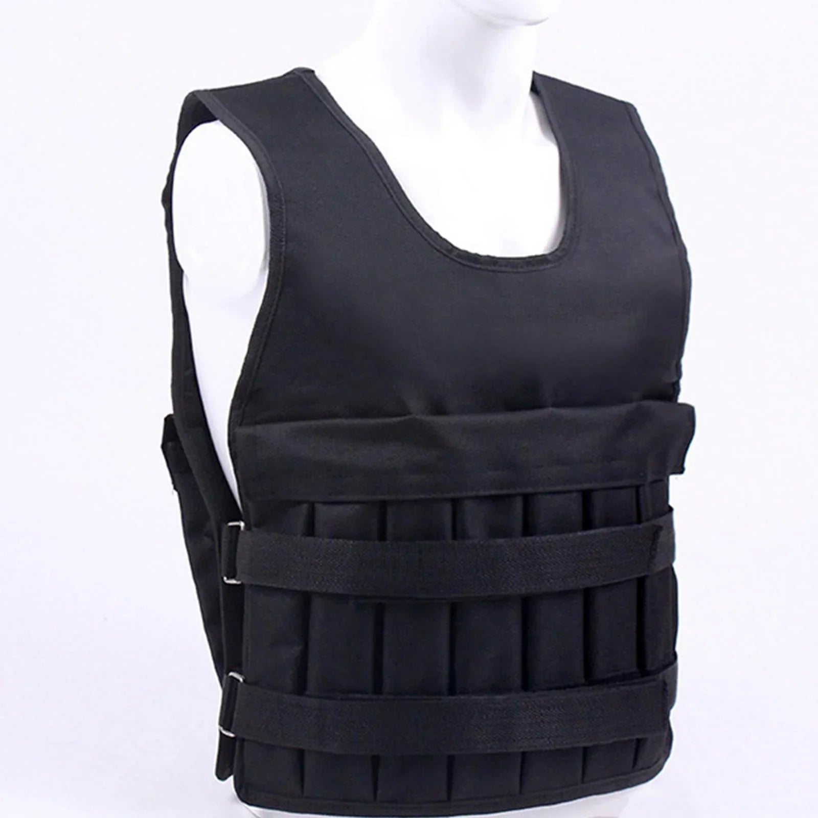 Training Pockets Design AMLESO Loading Exercise Vest Gym Boxing Body Weight Slim Exercise Running Jacket Fitness for 8 Strength Vest