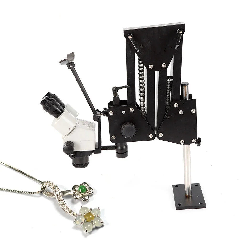 Inlaid Stand Setting Gem Spring Microscope Bracket Micro Multi-Directional Diamond ZhdnBhnos Machine Tool Mirror with Making Jewelry