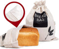 Lined, XL Plastic Bag Saver Bread for Bread X 2 - Linen Storage 17" Homemade x - & Bags Baodeli Homemade 13" Bread Reusable Cloth For Sourdough