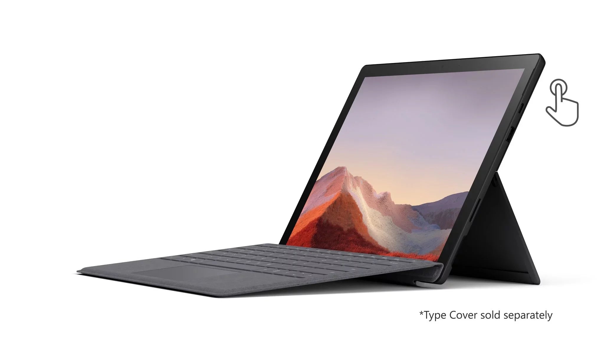 Black, 7, 12.3" Touch-Screen, Microsoft 16GB Core Drive, State Intel Matte Memory, i7, 256GB VNX-00016 Surface Solid Pro
