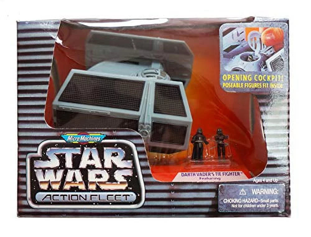 Action Vader Darth Tie Fleet Fighter MicroMachines