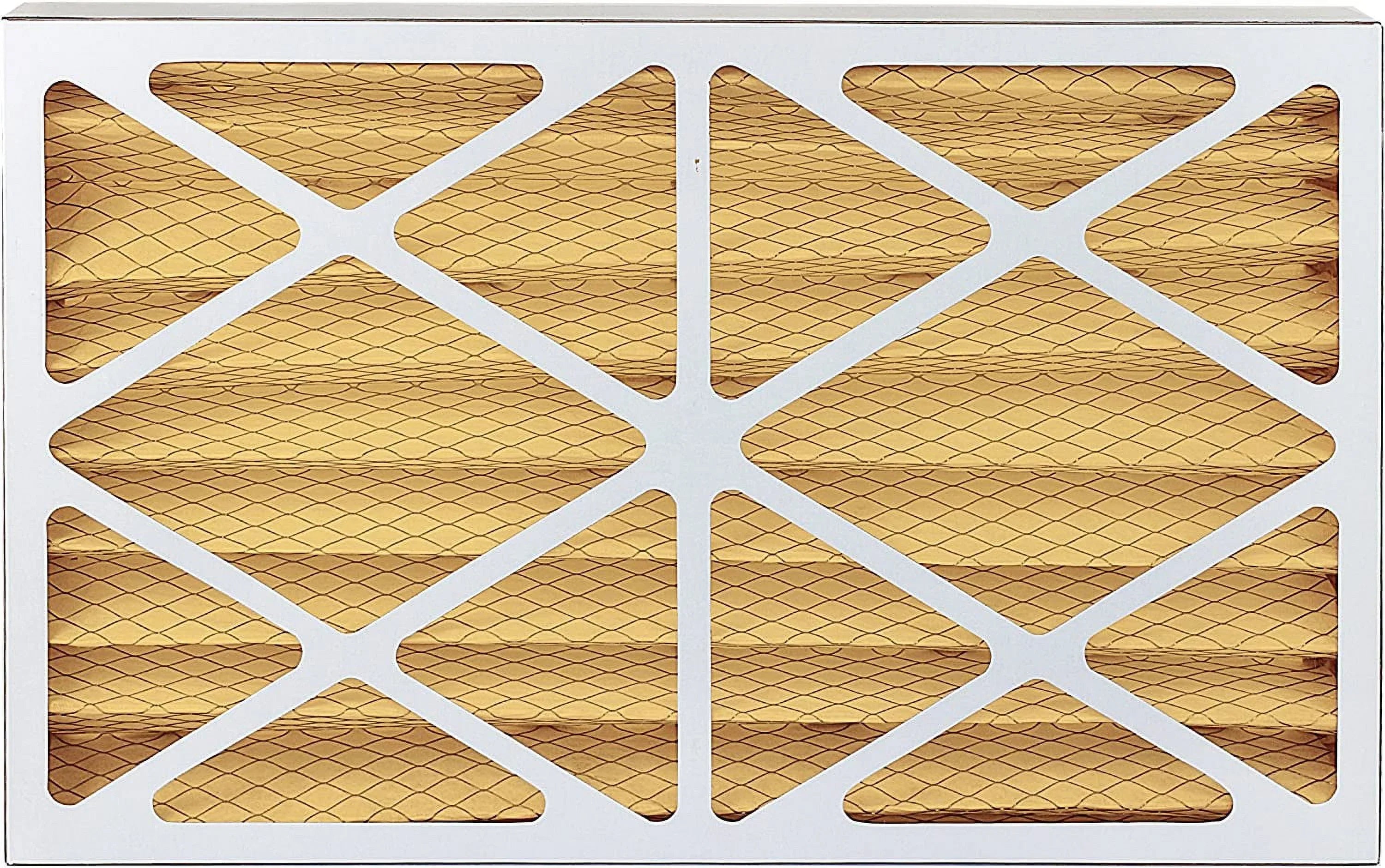 (4-Pack) MERV AC Furnace 11 HVAC Filters Pleated Air 8x20x4 Filterbuy