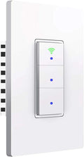 No Switch, and Home, Control, 1 Light Google Wall and with in APP Installation Smart Easy Switch,WiFi (3 Light SANA Switches Alexa Gang) Hub Required Compatible