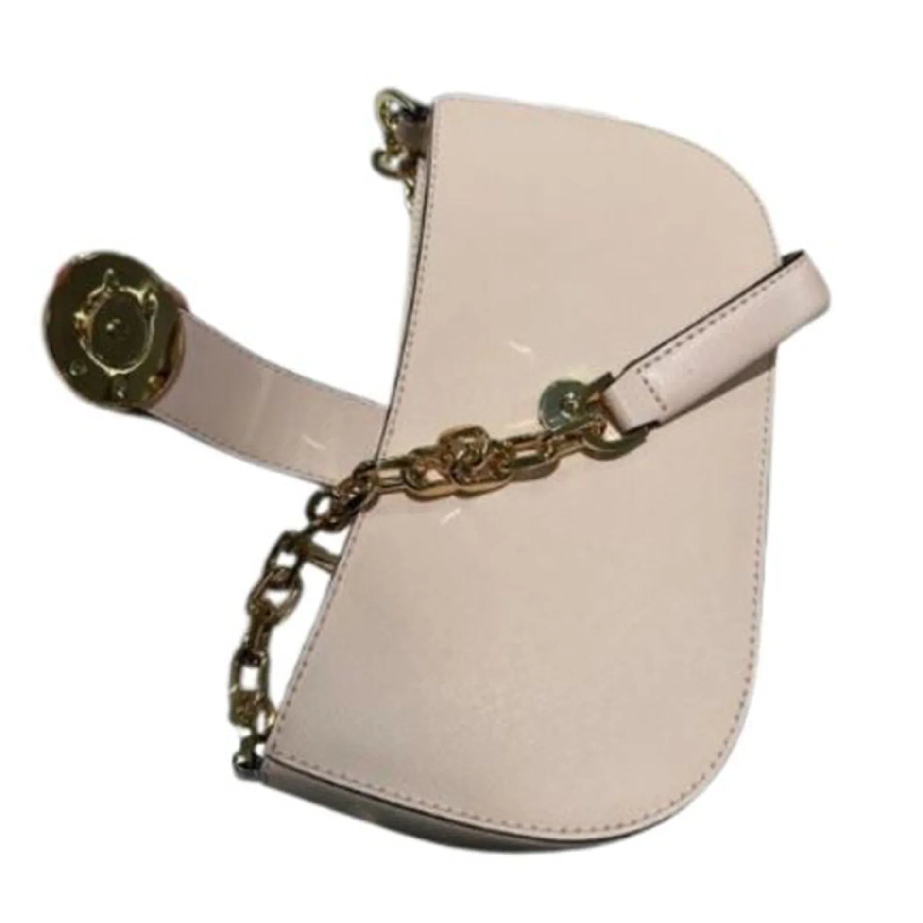 Kors Michael Carmen Blush) (Powder Womens Leather Bag 35F2GNMC0L-424 Shoulder XS Pouchette