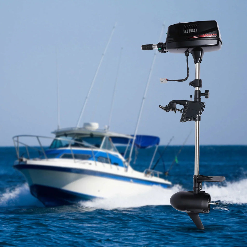 Electric Outboard Tiller Control Fishing Trolling 2.2KW 60V 10HP Engine Brushless Motor Heavy 3000 Boat Motor Duty R/Min ZhdnBhnos