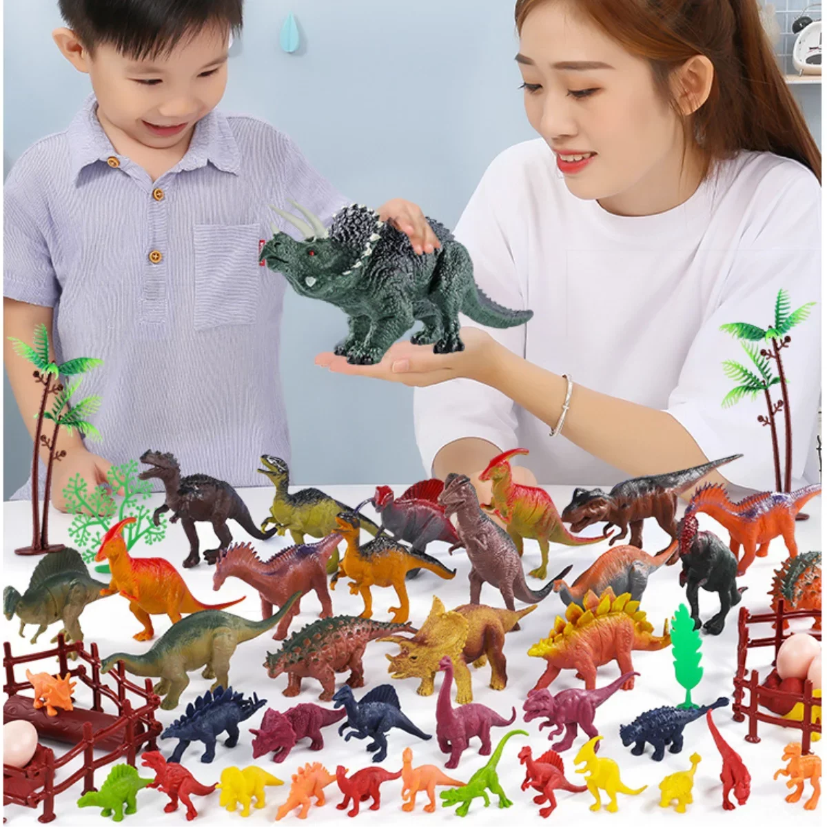 Kids,Large Old,68PCS Kids Girls Boys for 3-7 Toys Dinosaur Dinosaur T-Rex Toys Years Imoment Jumbo for Dinosaur for Lovers, Toys
