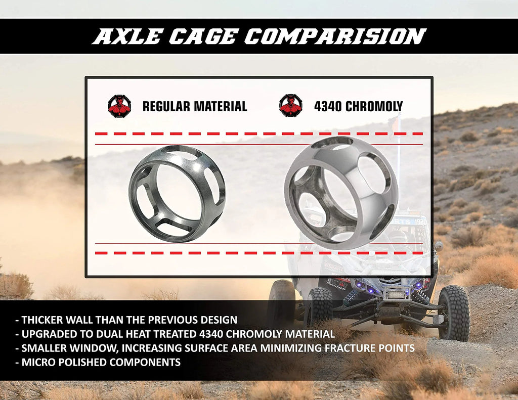 Renegade/Outlander, Unique for Terrain 47 Am Larger Powersports (2006-21) Axle ATV Kit Kit) Heavy Lift Heat Swing Duty Degrees (4”/6”(Gen2) Super Reduction, Can On Demon Front Boot Right Lift Angles