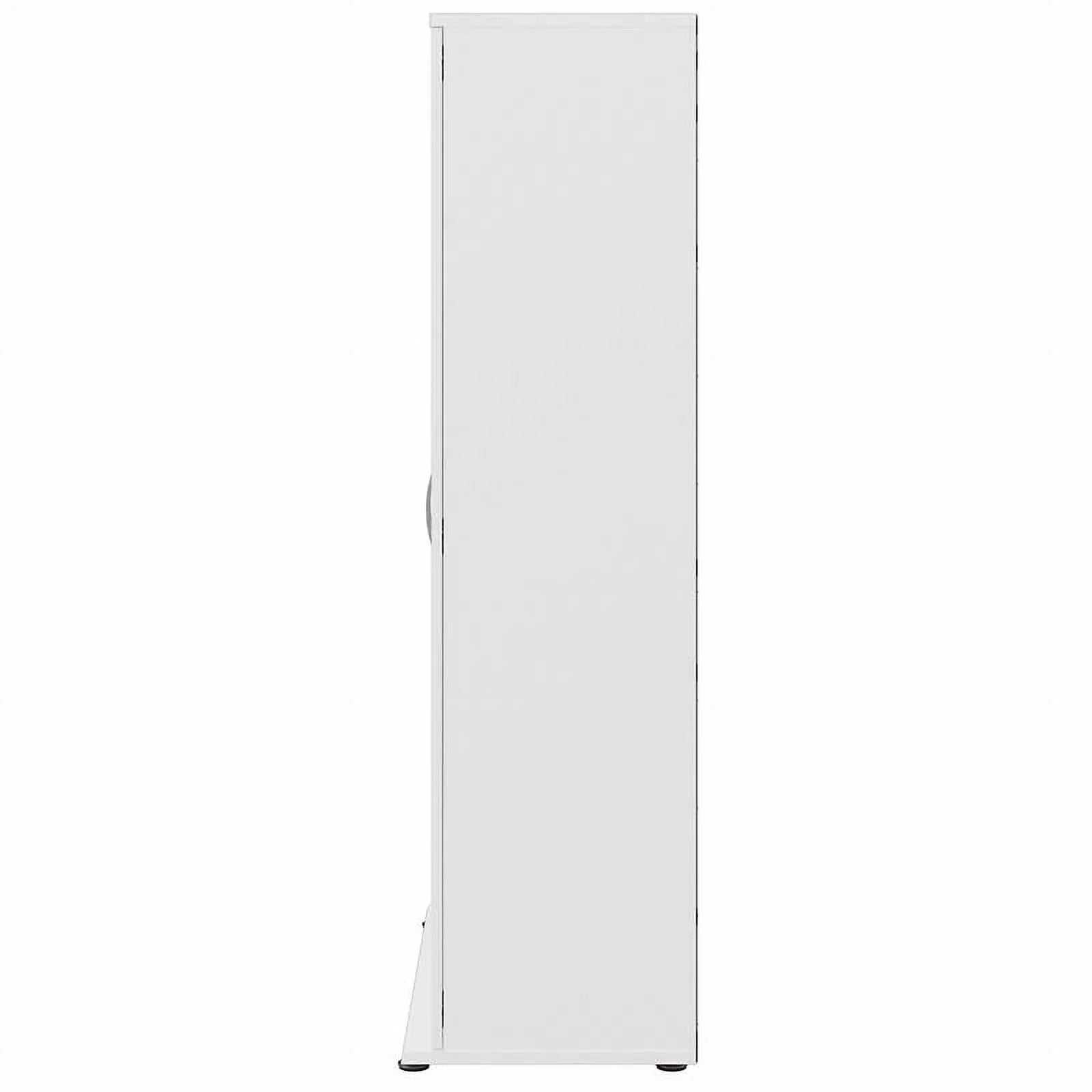 Wood Garage in - White Pemberly Row Engineered Cabinet Storage Tall