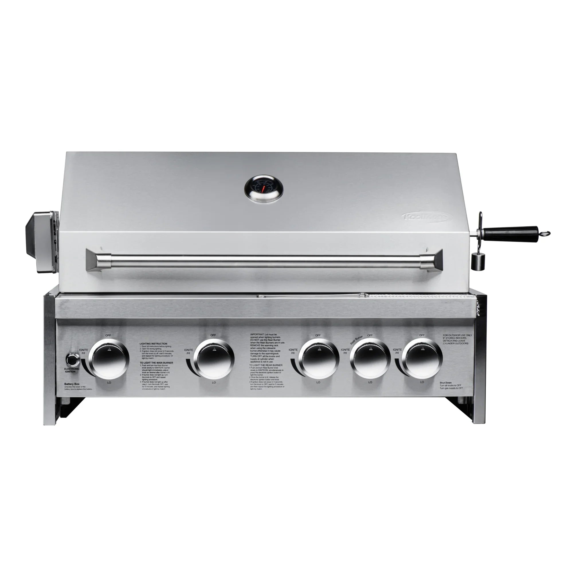 Stainless-Steel in 30 Liquid for Grill Outdoor Propane Kitchen in. (KM-OKS-BQ30) Built-in BBQ