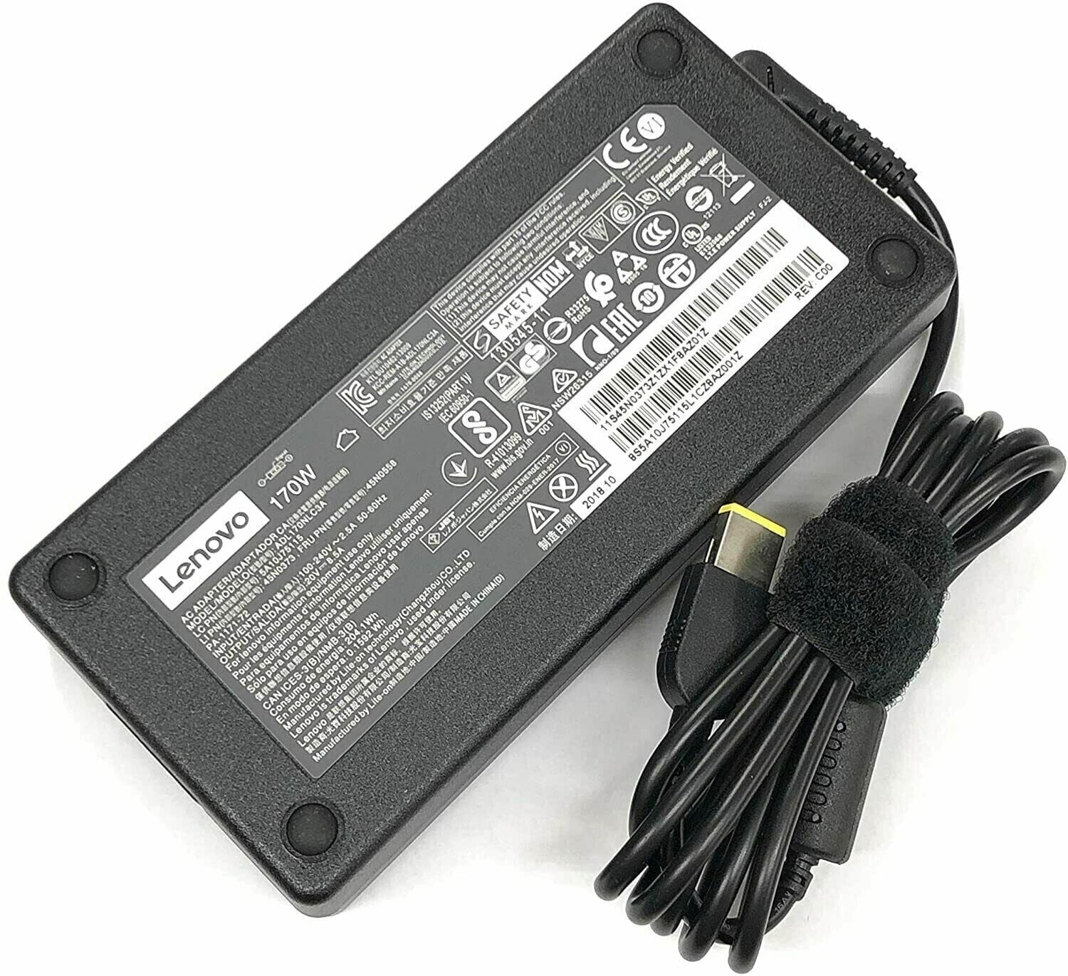 P50 Power P51 Yellow Adapter Tip 170W AC Adapter PA-1171-71 Charger LENOVO P52
