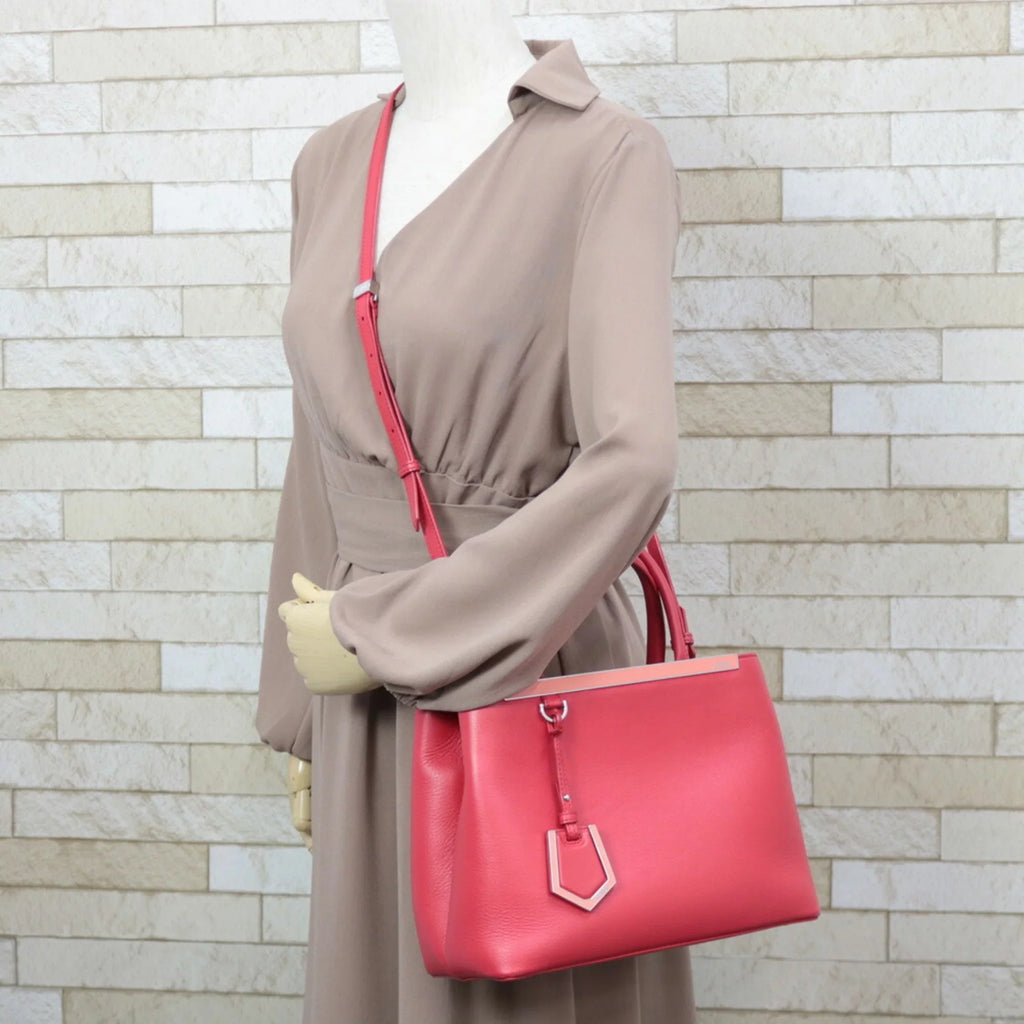 Bag Handbag Pre-Owned Red Toujour (Fair) FENDI Ladies Shoulder
