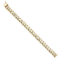 Gold 35.4 Link - Yellow Gift 14k Gold Bracelet | for Women for Men’s | 14KY Weight 8.5" | and Bracelets Chain Men Elegant Jewelry Cuban