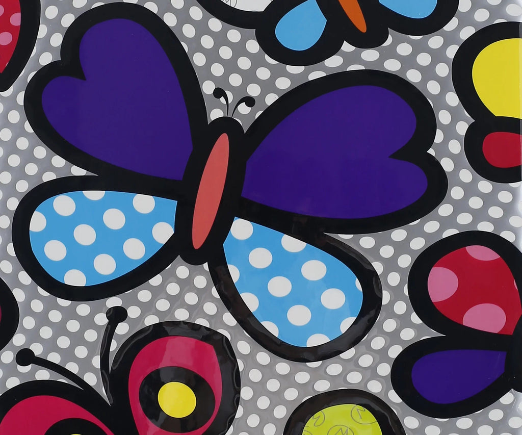 Butterfly Pop Pop 20" Luggage Italy Art Suitcase TUCCI