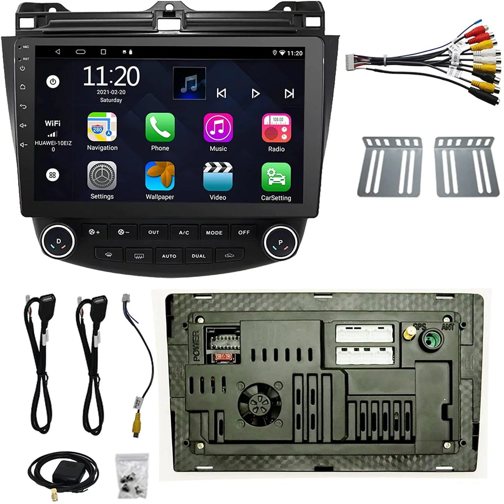 Accord Binize Honda Auto for Stereo 2004 CarPlay&Android Android10 Inch 2007 2003 10 Featuring Car 2006 7th 2005