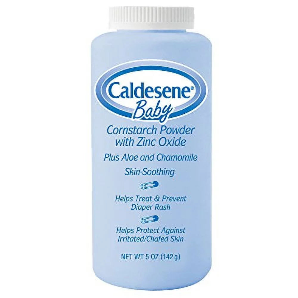 5 Cornstarch Pack Each Oxide Baby Caldesene Powder With Zinc oz 2