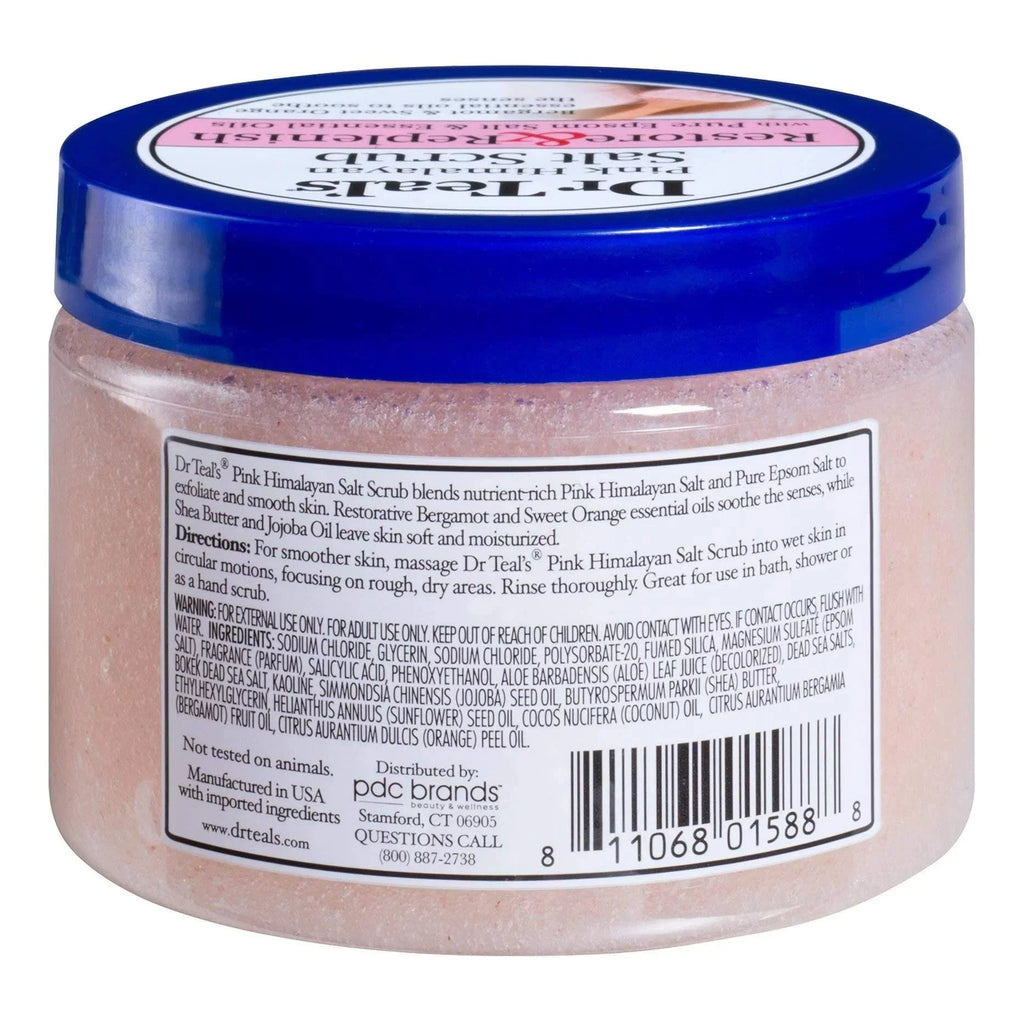 Body Pink Dr Salt 2-Pack, Epsom Scrub Teal,S Himalayan
