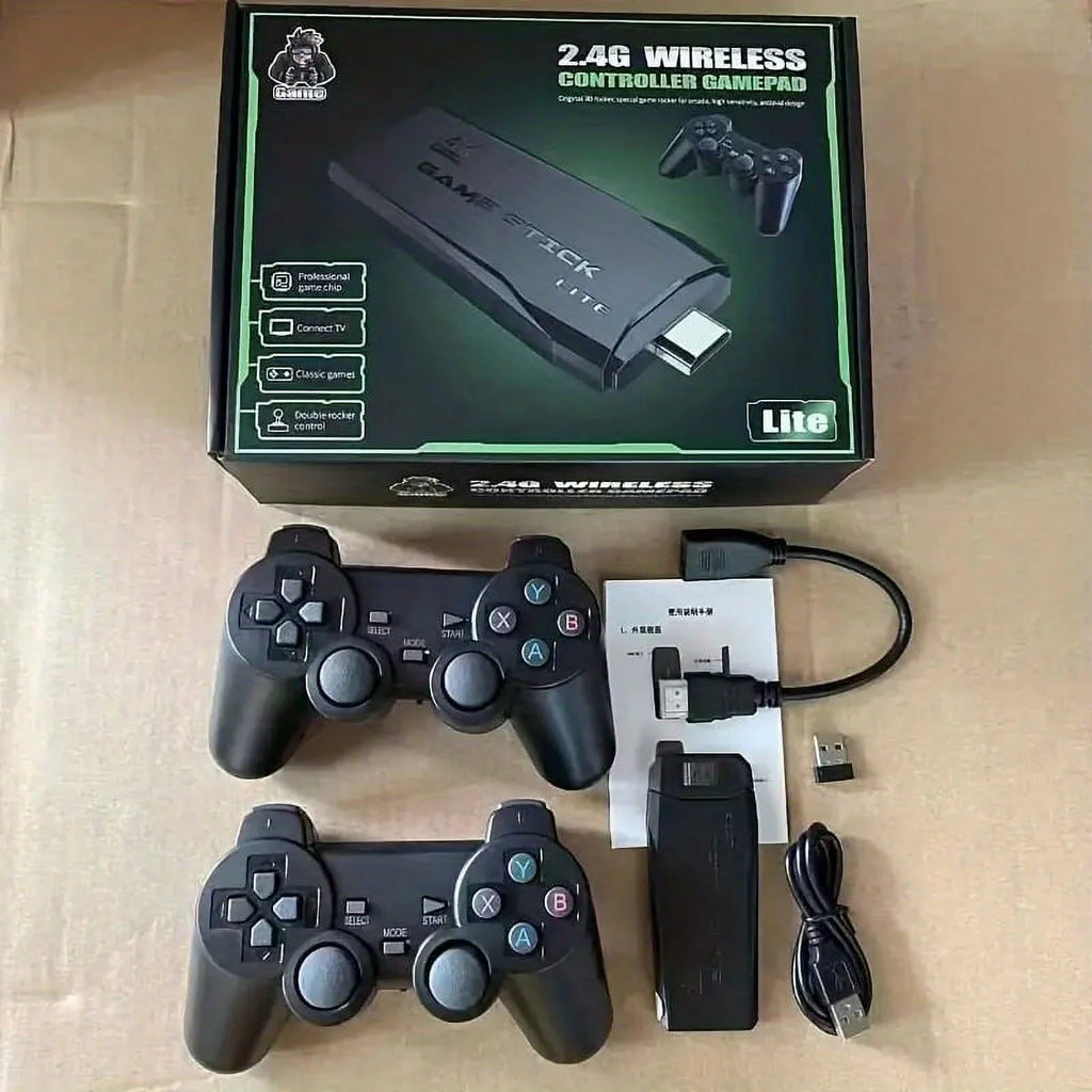 Output 9 HDMI 4K - Console Game Retro 64GB, Emulators, Wireless
