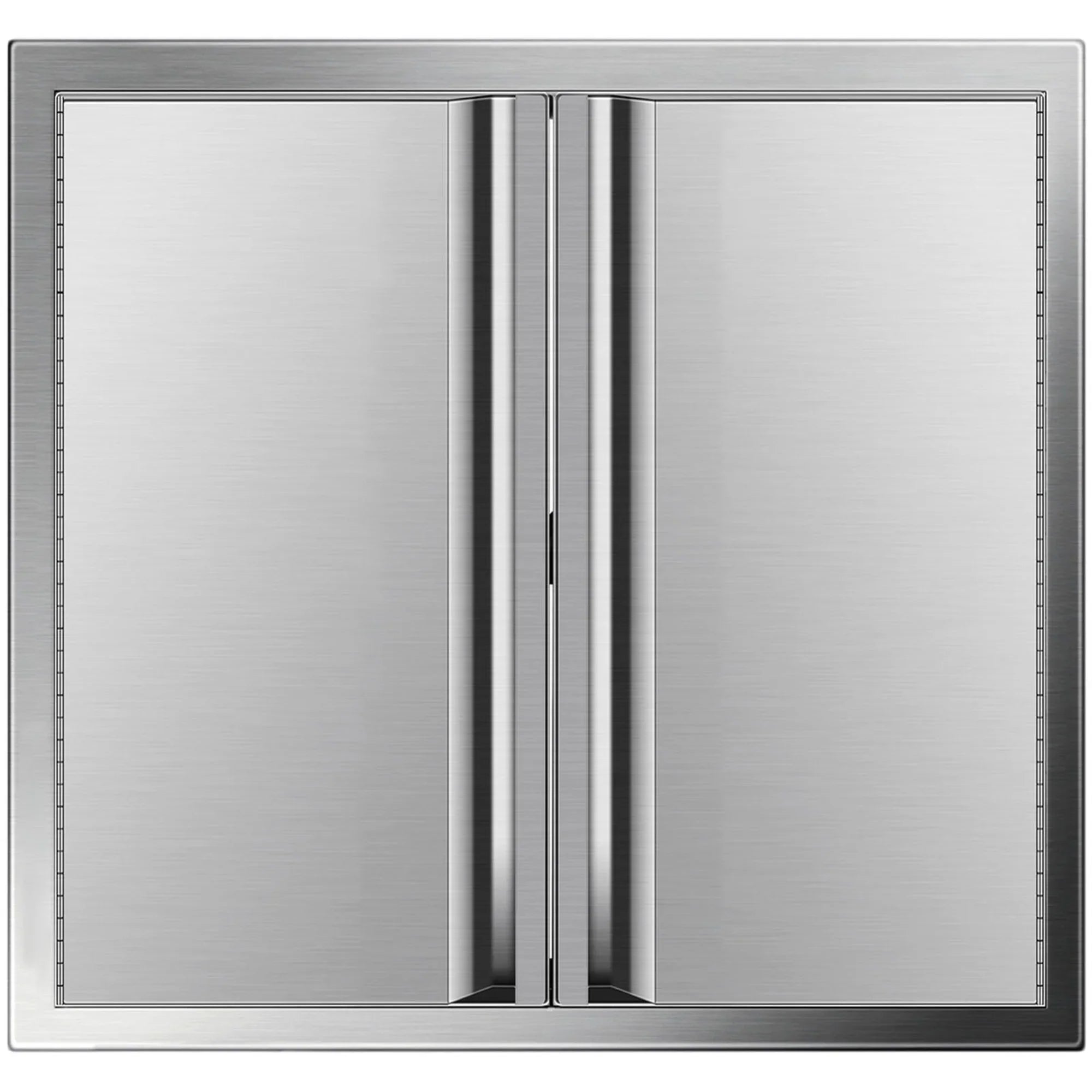 Kitchen Outdoor Bbq Steel Stainless Walled 24" 24"x Double Access Door Island