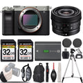 Sony +24mm Lens -LOADED KIT (Silver) G Camera a7C f/2.8