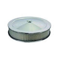 Flat Specialty Element High Round in. Chrome Assembly 5.12 Carb in. - Base Air in. Dome Flange Cleaner 14 3
