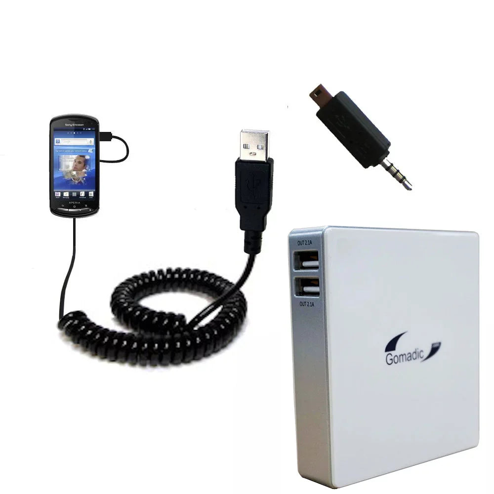 Pro Battery - Xperia External Capacity with Technology Rechargeable the for Charger High Pack TipExchange Sony Ericsson Portable suitable Gomadic