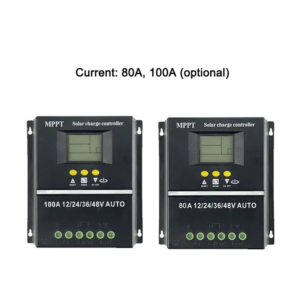 Automatic Lixada Controller LCD Leadacid Systems Rechargeable Battery Display Power Off-grid Generating Voltage Solar Cell Identification Electrical for