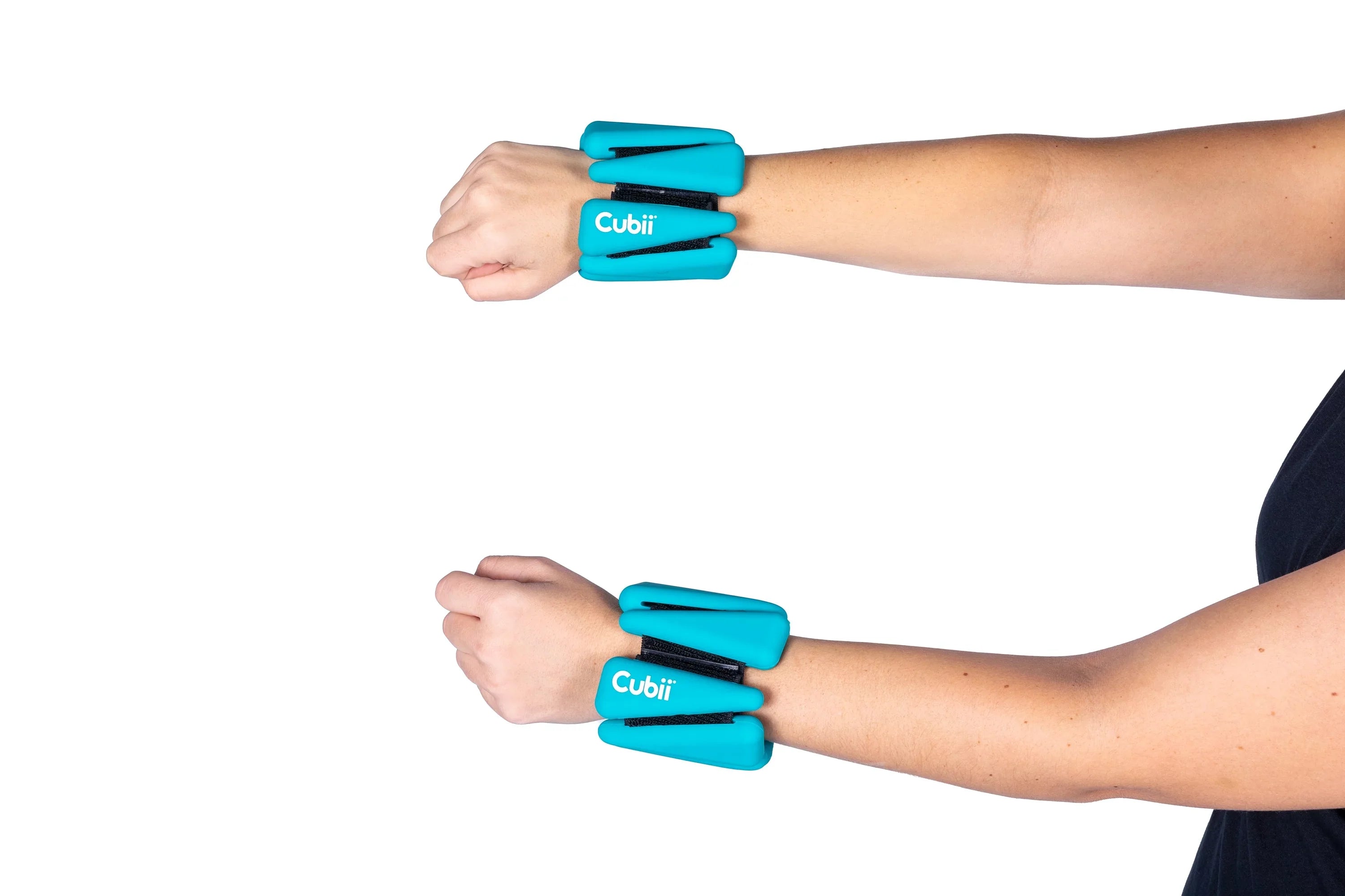 Comfortable Soft, Walking, Ankle/Wrist for Weights, Fitness, Workout and Adjustable and 2 lb Perfect of Dancing, Running, Set Wearable Cubii 2