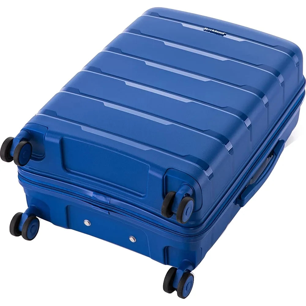 (Open Spinner Blue, 27"- Luggage, 23", Pasadena Rockland Box) Hardside 19", Wheel