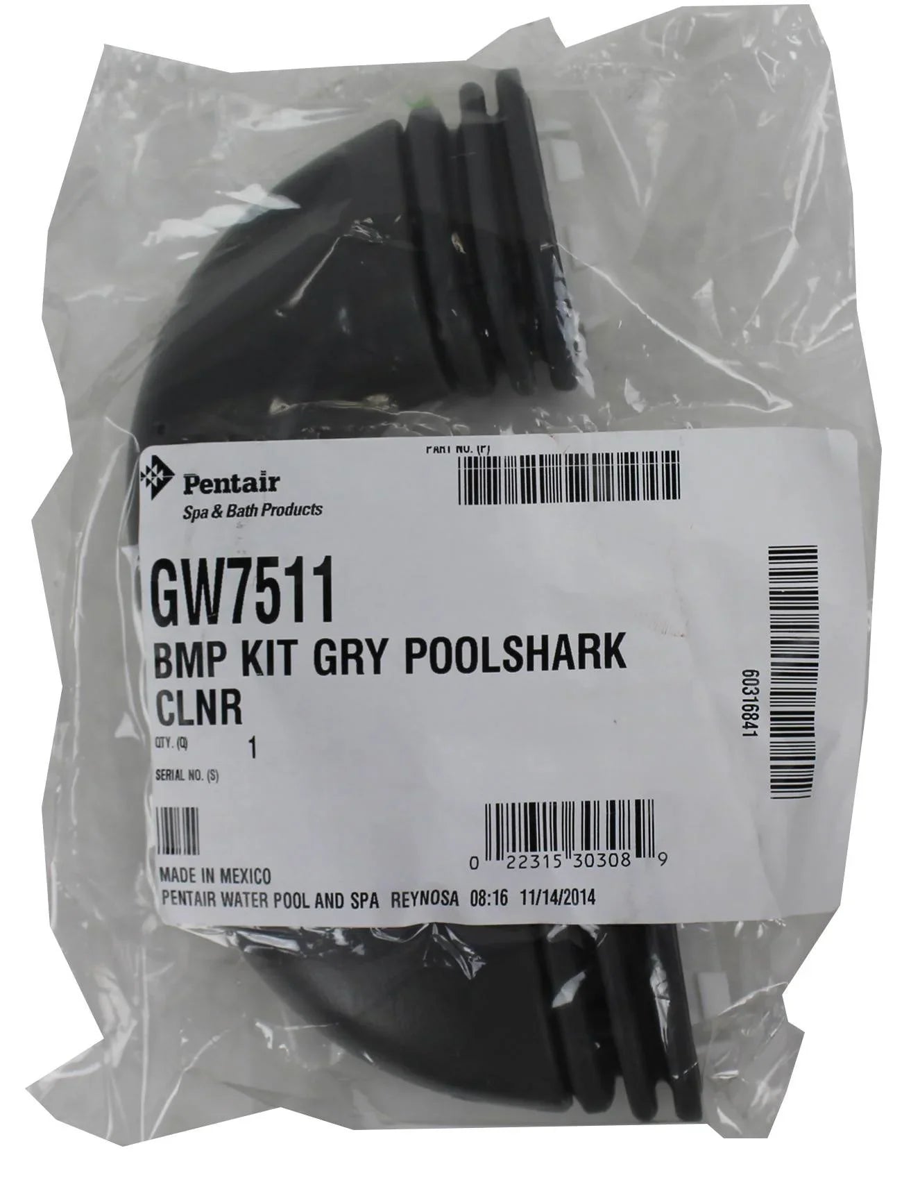 PoolShark Swimming Gray Cleaner Replacement, Kit Gray Bumper Pentair GW7511 Pool