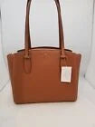 Monet NWT Large WKRU6948 Spade 3-Compartment Brown $399 Tote Kate Leather
