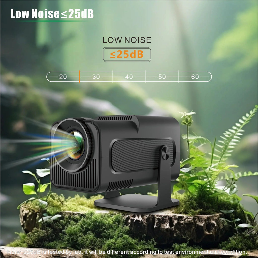 Bluetoth 6 1080P LED 11 4K Rotating HY320 Home Android Projector 5 Keystone Projector, 5G HD Yinzam WiFi 180 Native MAX Full Auto