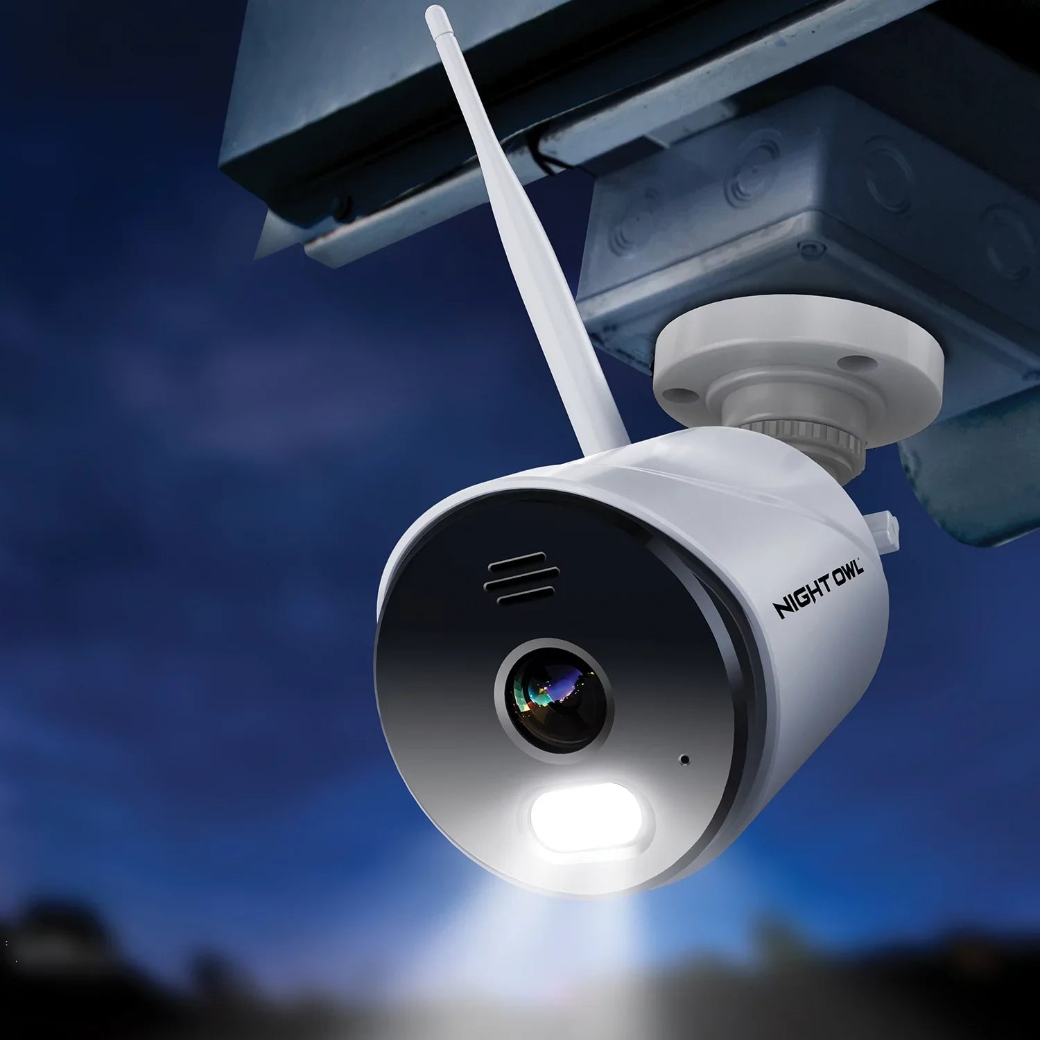 1080p IP Spotlight Wi-Fi Bullet Cameras Owl Night Surveillance HD