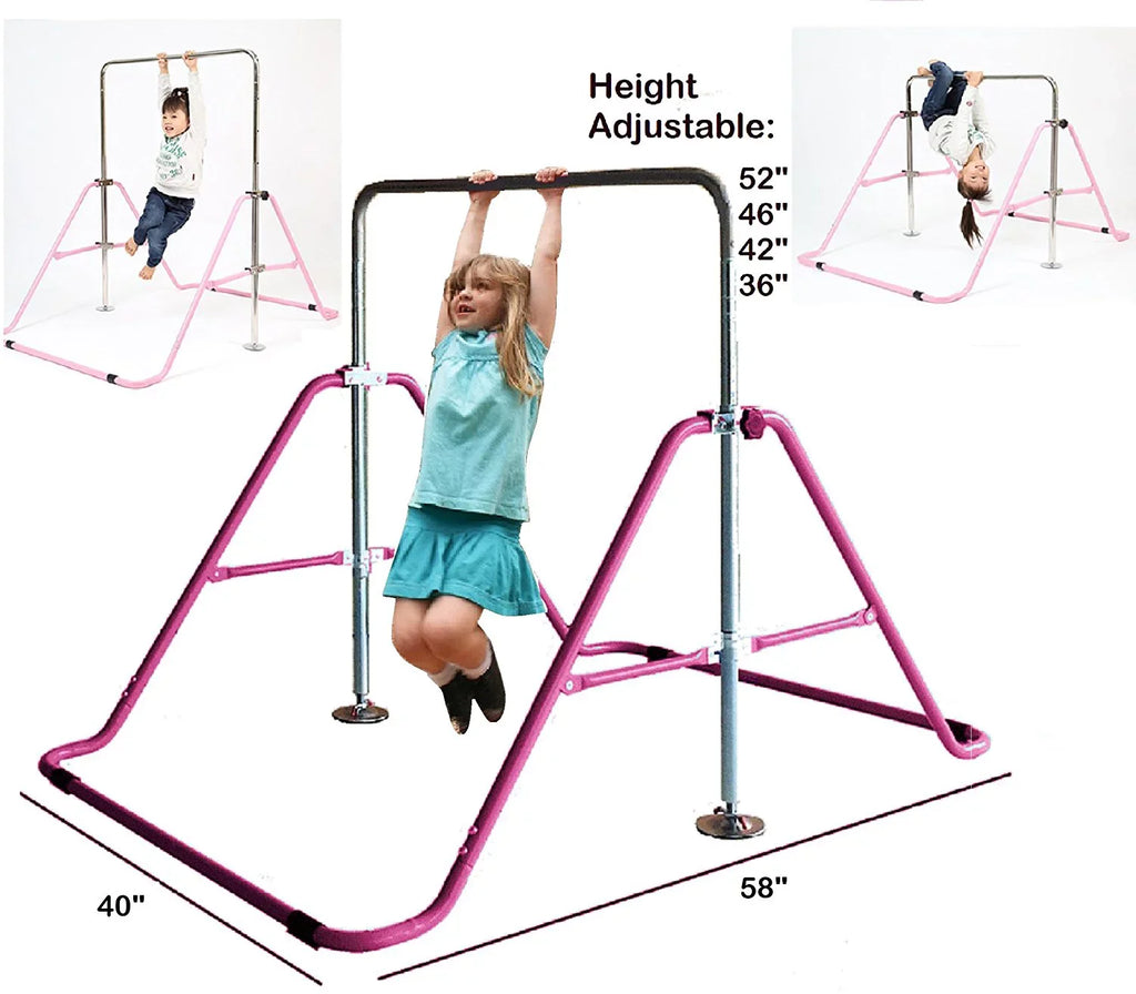 Climbing Bar Junior Gymnastics Kip Bar Jungle Training, Tower Bar, Bar, Horizontal Progymnastics Pink Monkey Gym