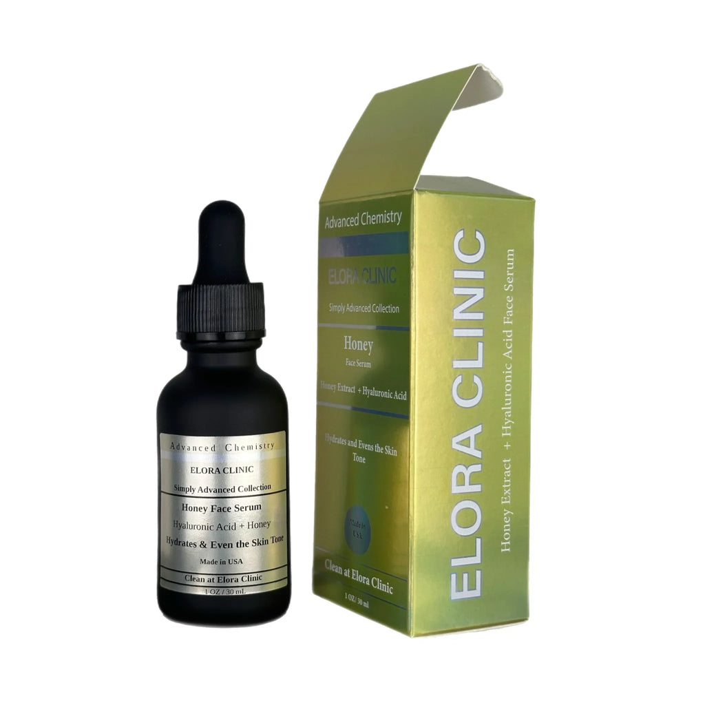 Serum - Free Hydrating Clinic Acid + Hyaluronic Acid Elora Serum Honey Deeply Honey Oil - Water and - Hyaluronic Honey Based -