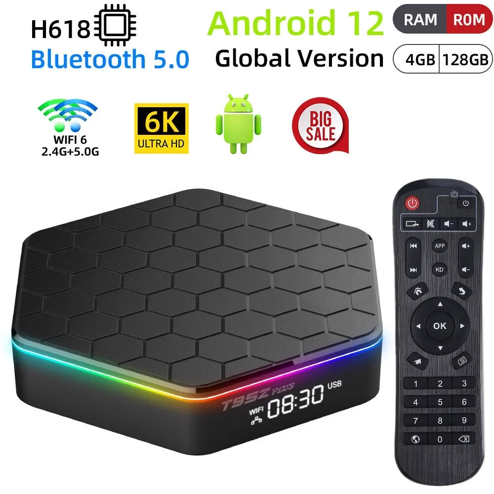 Android 6K JahyShow UHD Enjoy T95Z Quality and Box: Smart TV Features Plus 12.0