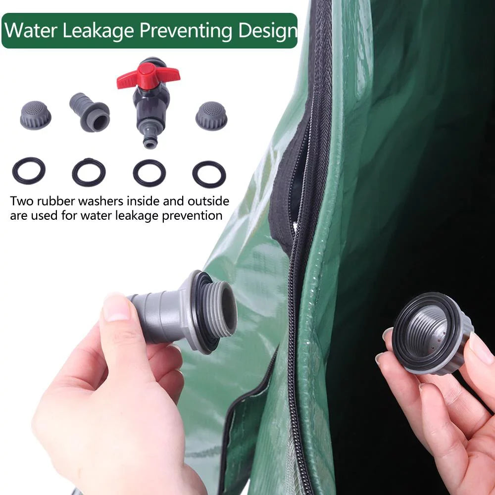100 Rain Portable Storage Tank Gallon Ktaxon Collapsible Barrel, Water