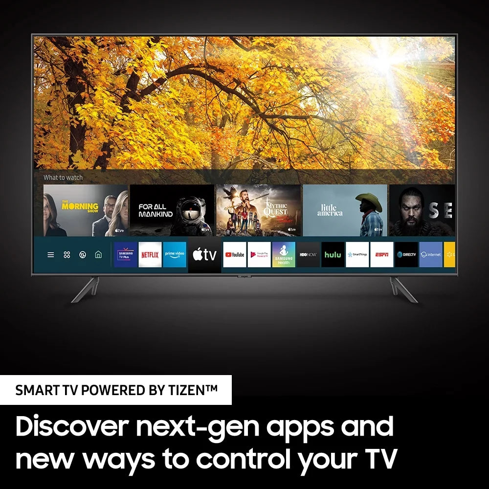 43" Class HDR TV (2160P) UHD SAMSUNG LED Crystal 2020 4K UN43TU8000 Smart with