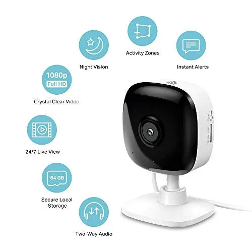 Megapixel HD TP-Link Camera, 2 Spot Pack Network Kasa 1 Color, Full