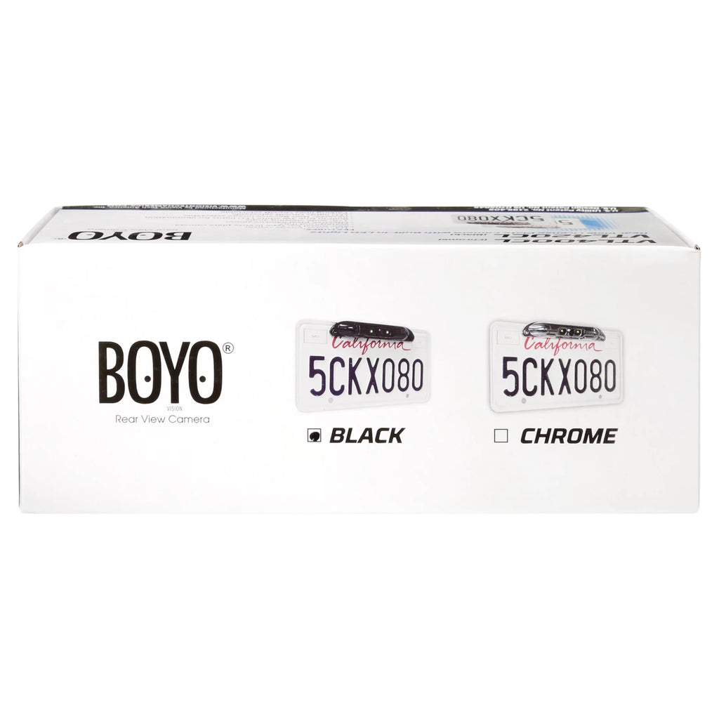 '- Bar-Type Plate LED (Black) BOYO Camera and Parking with License Backup Lines Lights VTL420CL