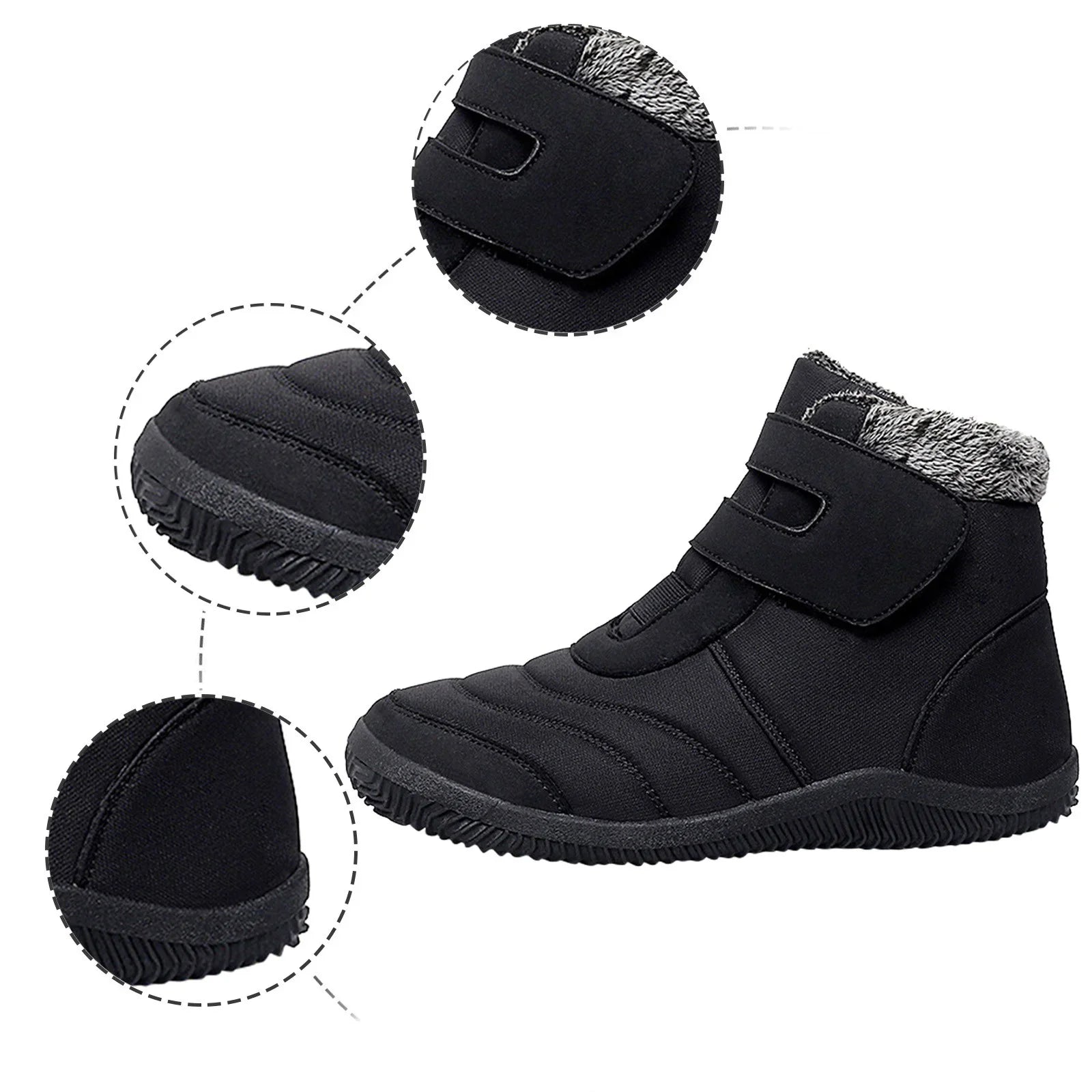 Fashion 12 Boots Size Outdoor Women Water Proof Cotton Boots Winter for Plus Casual Boots Women's Size 12 Wide Top Women's Thickened Women Warm Snow Boots Snow Snow Snow High Winter Cotton Boots Width