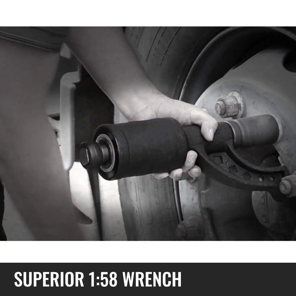 Lug 4 Labor Wrench Sockets Lugnuts Multiplier Torque Saving w/ Nut BENTISM Set Case 1:58