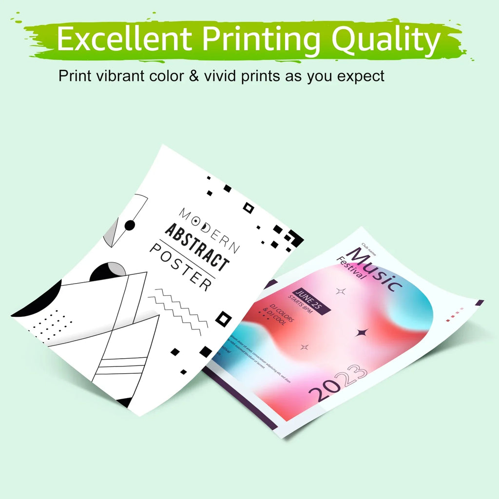 Replacement 5640 GREENCYCLE Cartridges 62 High 62XL Ink 5660 HP for OfficeJet 7644 Envy Tri-Color) OfficeJet 5740 7645 Yield 250 XL (6 5540 Compatible 8040 with 200