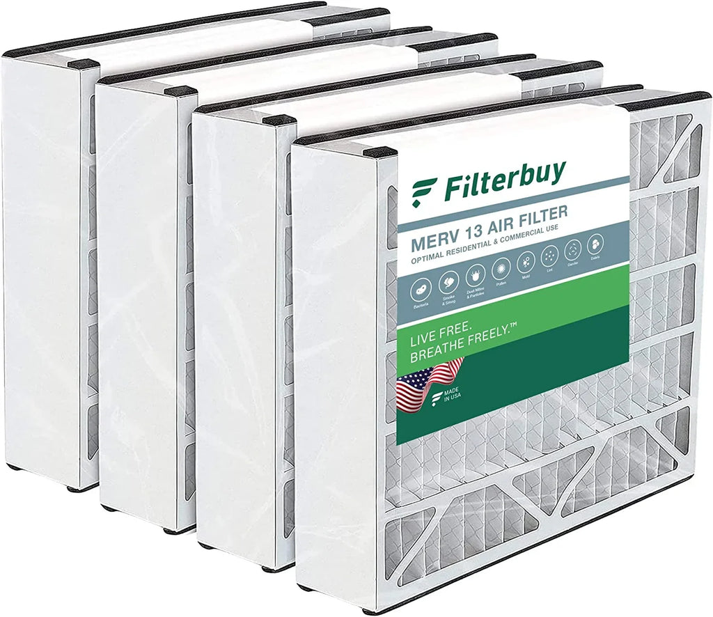 Air HVAC Trion 16x25x3 Bear 13 Filterbuy AC Pleated Furnace Air for 255649-101 (4-Pack) Filters MERV