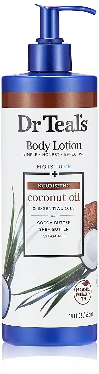 Oz, Plus Oil, Coconut Pack Nourishing 18 Moisture Body Dr 3 Teals Lotion,