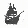 Pirate Ship for Flexible Reusable, Plastic for Clear Ideal Airbrush - Logo Sturdy, Arts Crafts Painting, and and Stencil Drawing - Scrapbooking,