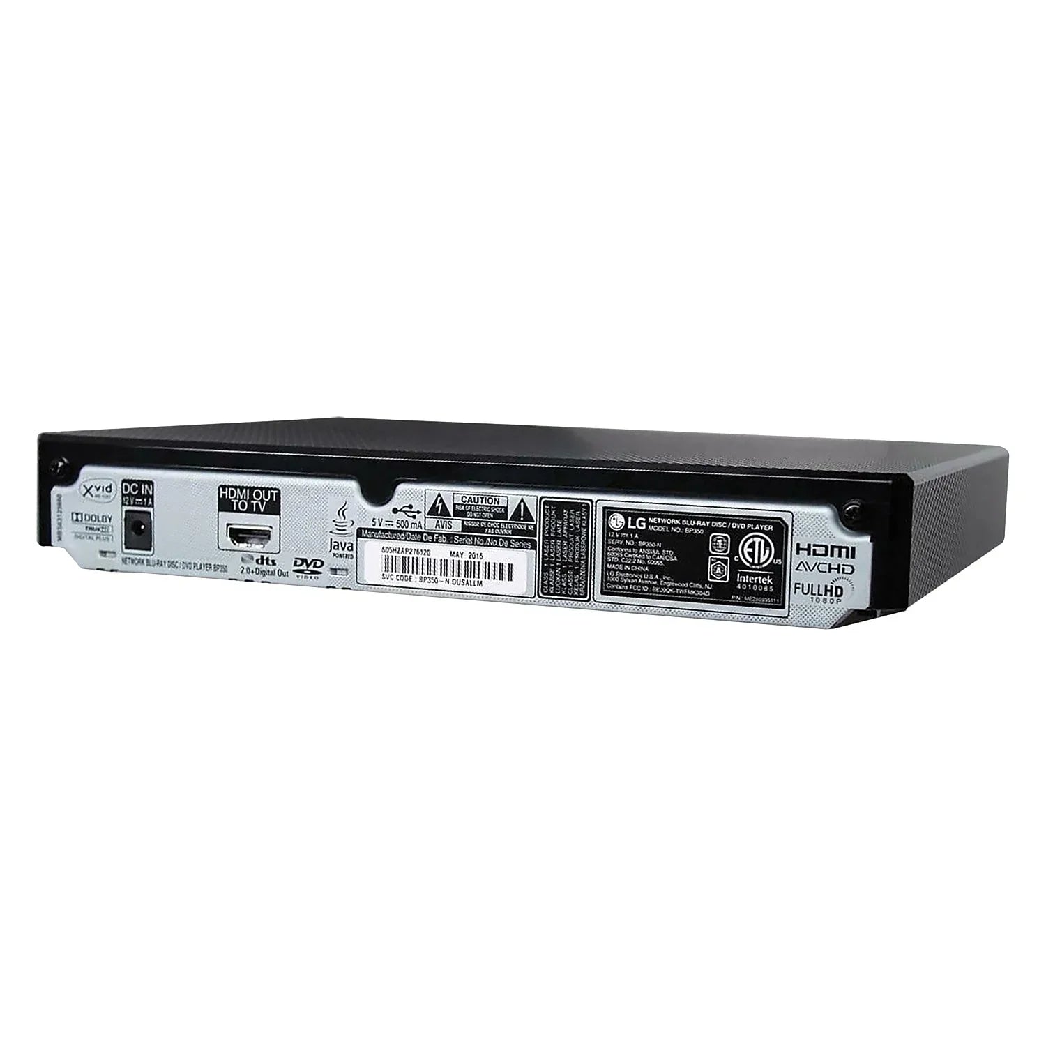 BP350 Blu-ray with LG Wi-Fi Streaming Services Player and Built-in