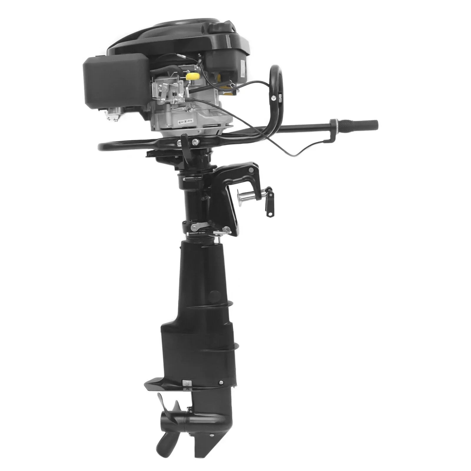 Stroke Engine Motor for Outboard 4 Outboard Motor 196CC Heavy Adventure Duty Fishing Boat 7.5HP Trolling Boat Outdoor G-a-s-o-l-i-n-e Motor Aquaculture Miumaeov
